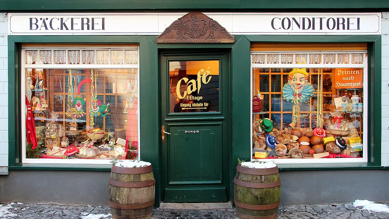 Schaufenster einer Bäckerei